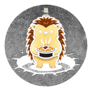 HotPot app icon showing a stylised lion mascot inside a circular road surface design